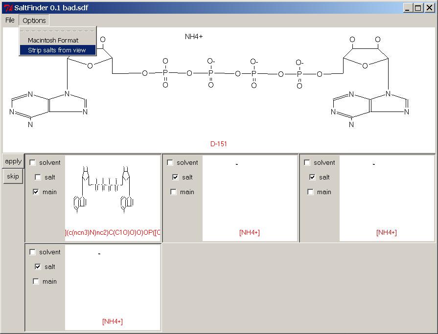 strip salts